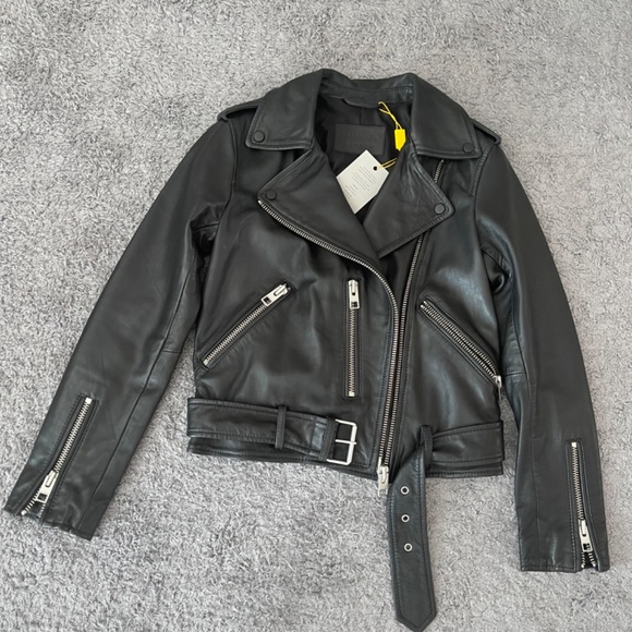 Allsaints leather jacket - Picture 2 of 4